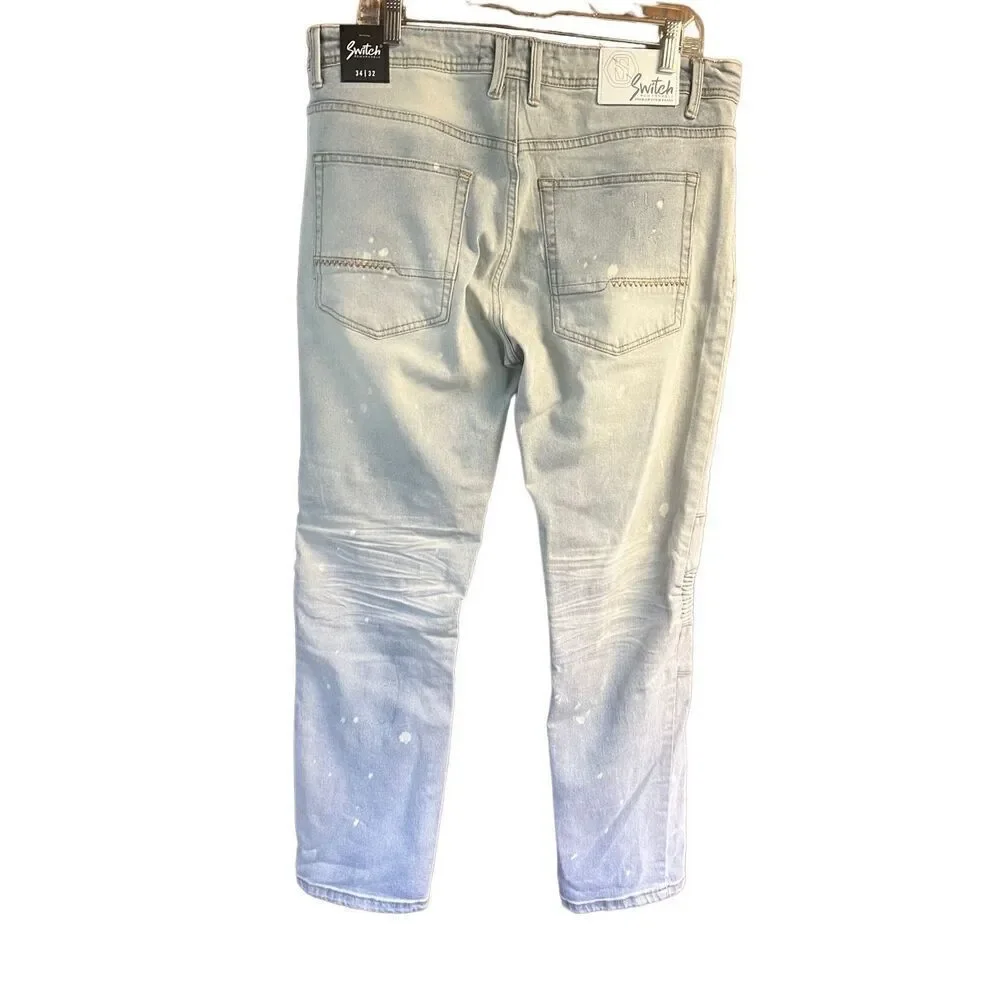 Switch Men’s Slim Straight Jeans Sz 34/32 NWT